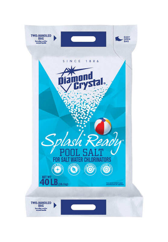 Sel de Cargill, Sel de piscine en granules Diamond Crystal Splash Ready 40 lb