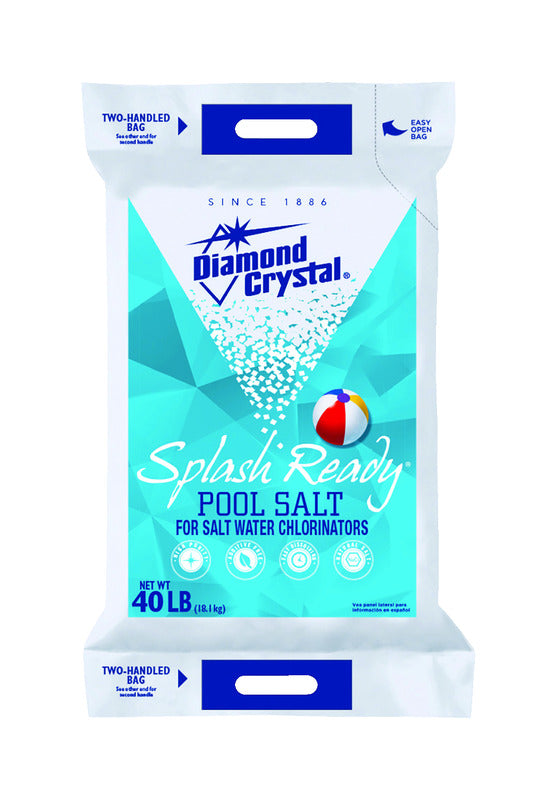 Sel de Cargill, Sel de piscine en granules Diamond Crystal Splash Ready 40 lb