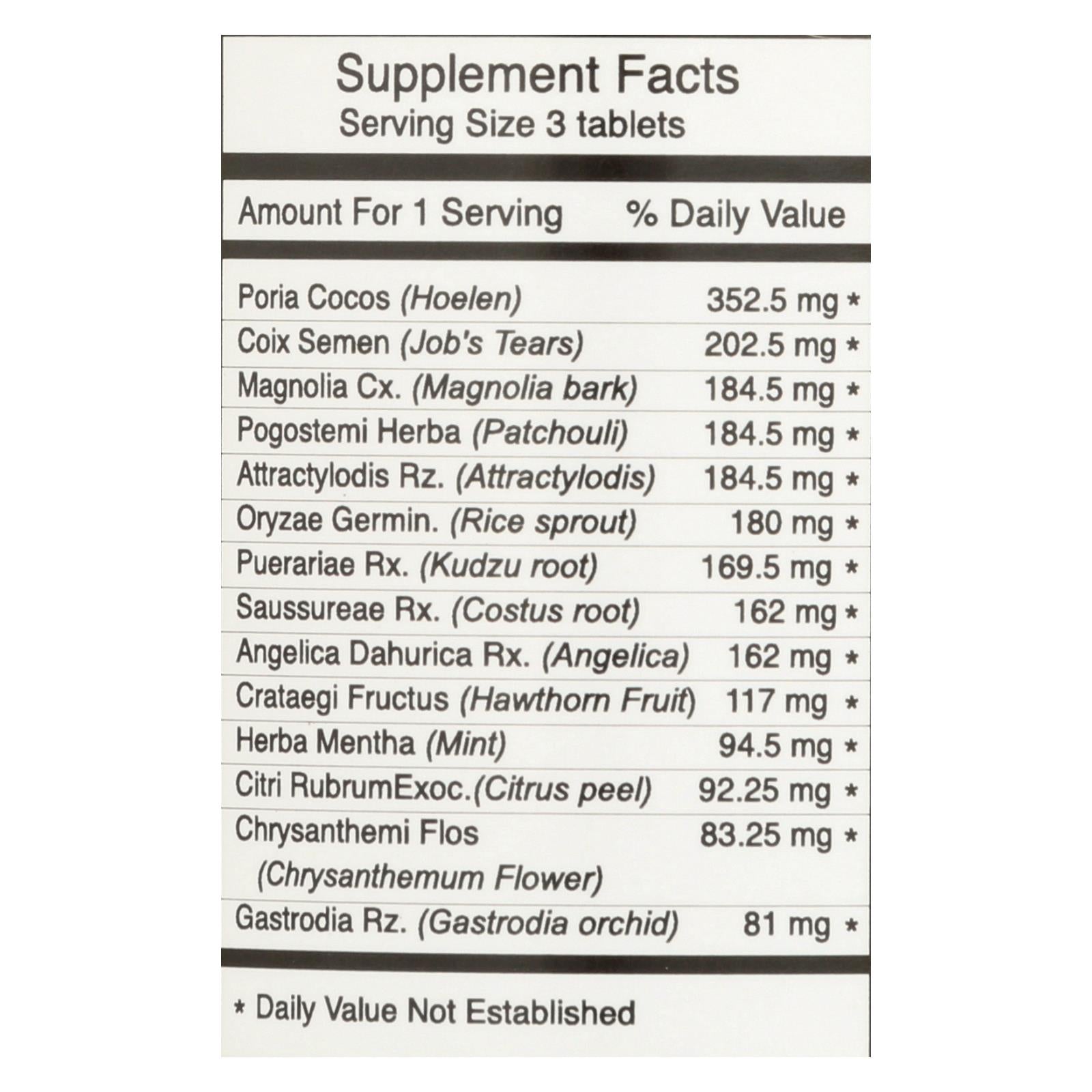 Dr. Shen'S, Shen's Stomach Curing for Nausea - 750 mg - 80 Comprimés