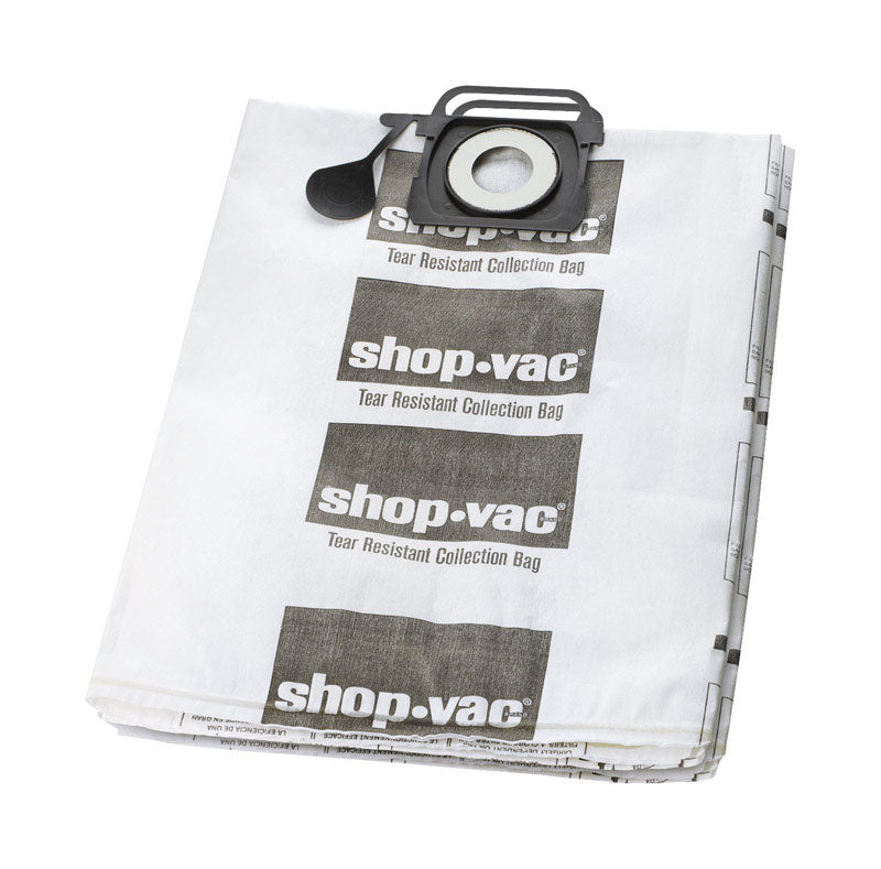 SHOP-VAC CORP, Shop-Vac 12.5 in. L x 0.5 in. W Dry Vac Bag 12-20 gal. 2 pk