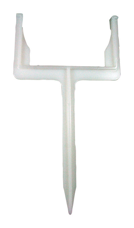 THOMAS V SIMON, Simon Farms Goalpost 4 in. H x 4 in. W en polyéthylène blanc (paquet de 10)