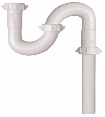 Plumb Pak Corporation, Siphon en S, plastique blanc, 1.25 x 20.5-In.