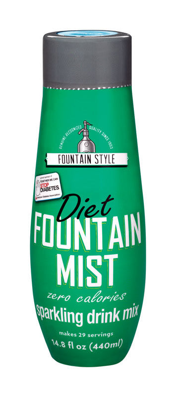 SODA STREAM USA, Sodastream Fountain Style 0 Calories Diet Fountain Mist Soda Mix 14.8 oz.