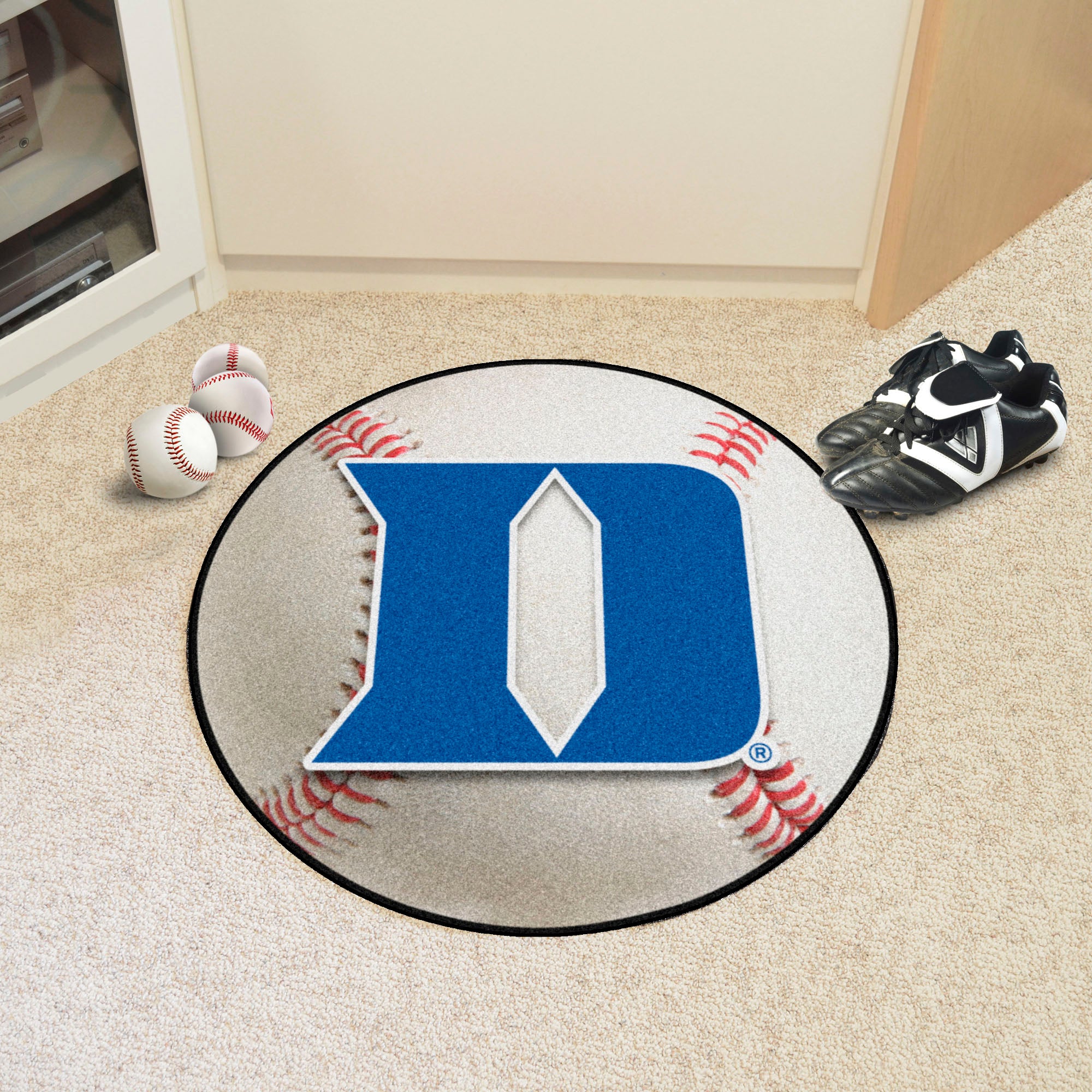 FANMATS, Tapis de baseball de l'Université Duke - 27in. Diamètre