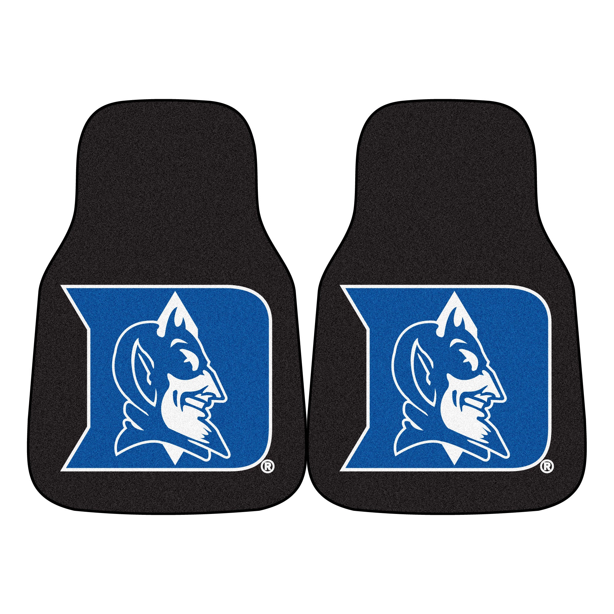 FANMATS, Tapis de voiture des Blue Devils de Duke University - 2 pièces