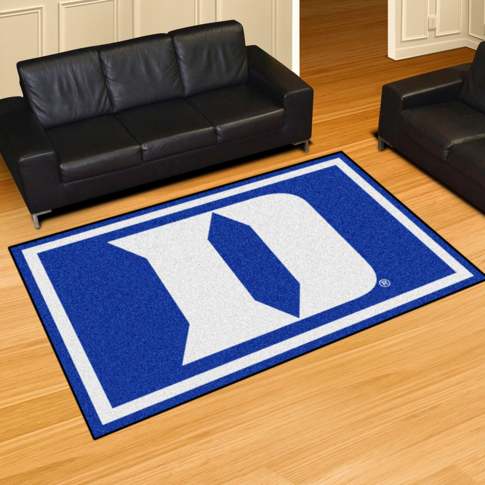 FANMATS, Tapis en peluche Duke University 5ft. x 8 ft.