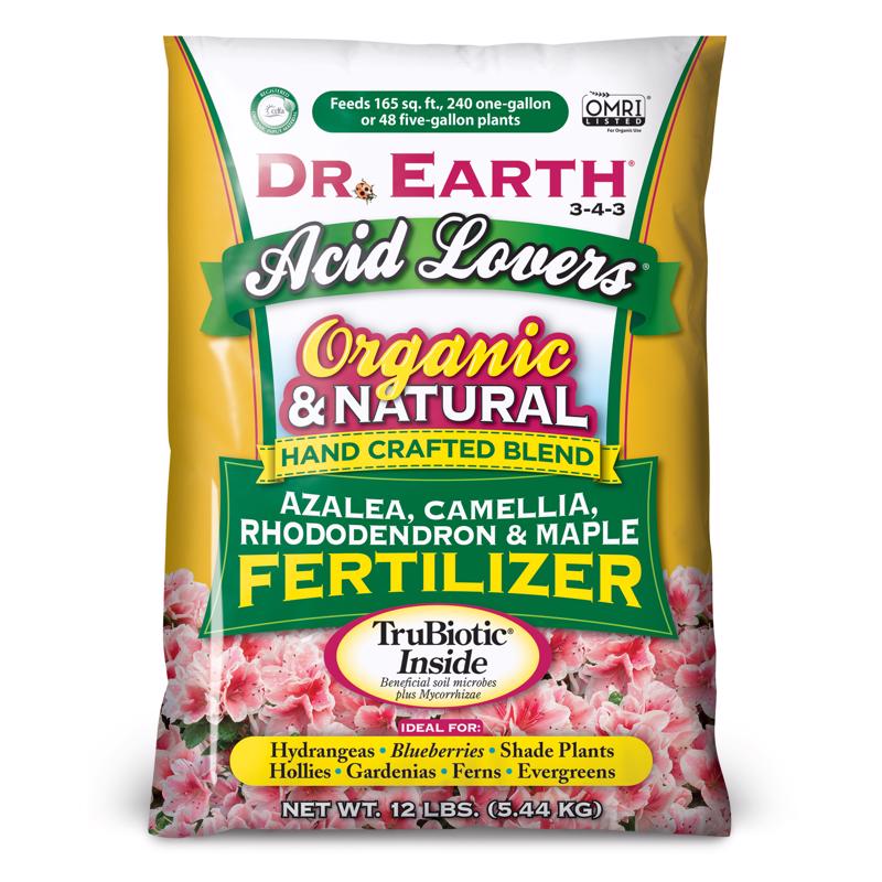 DR EARTH INC, Terre Dr. Acid Lovers Organic Granules Plant Food 12 lb