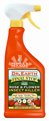 DR EARTH INC, Terre Dr. Final Stop Rose & Flower Organic Insect Killer Liquid 24 oz