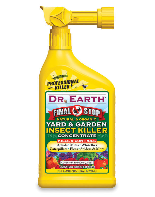 DR EARTH INC, Terre Dr. Final Stop Yard & Garden Organic Insect Killer Liquid Concentrate 32 oz