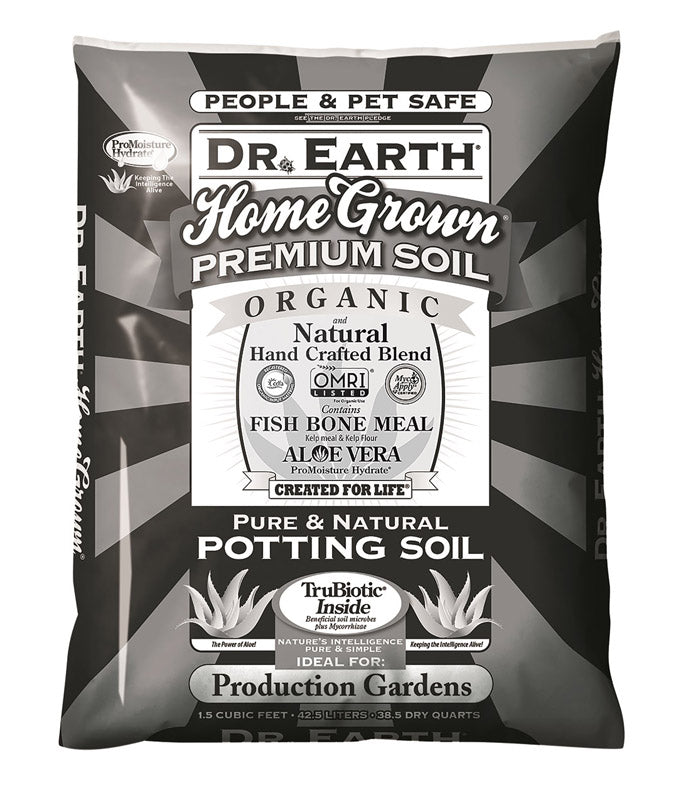 DR EARTH INC, Terre Dr. Home Grown Organic Herb and Vegetable Potting Soil 1.5 ft