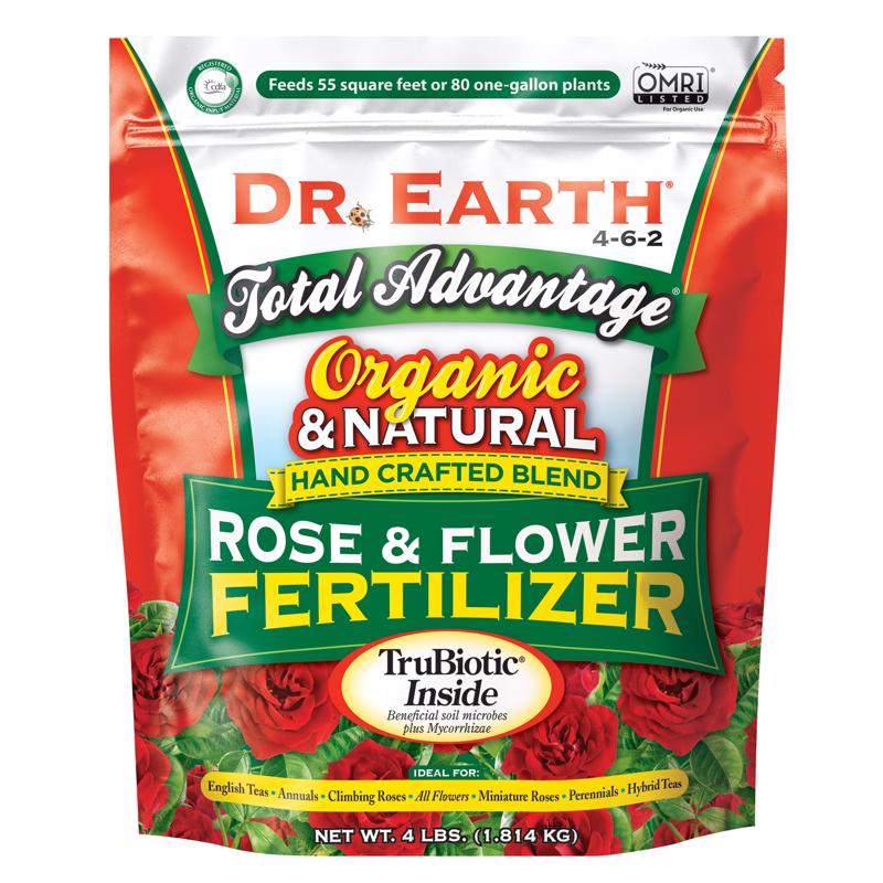 DR EARTH INC, Terre Total Advantage Organic Granules Roses Plant Food 4 lb