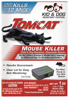 THE SCOTTS MIRACLE-GRO COMPANY, Tomcat Bait Station Blocks For Mice 1 pk