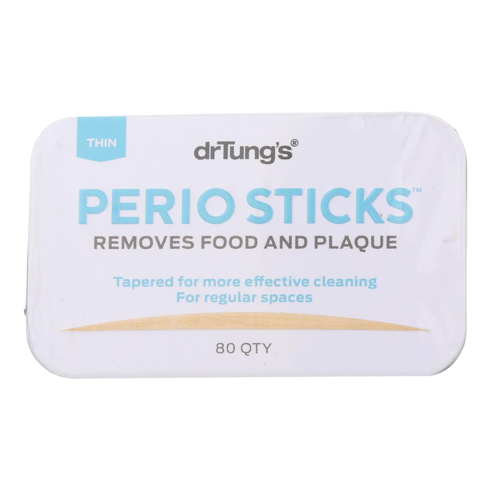 Dr. Tung'S, Tung's Perio Sticks - Thin - Case of 6 - 80 Pack