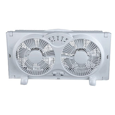 Midea International Trading Co Ltd, Ventilateur numérique réversible à double fenêtre, 3 vitesses, 9 pouces