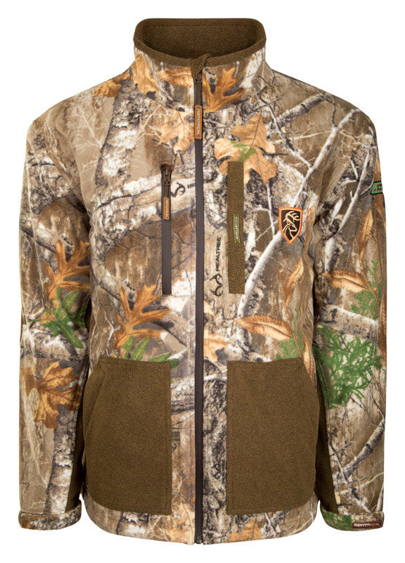 ICON OUTDOORS LLC, Veste zippée à manches longues Drake HydroHush S pour hommes Realtree Edge