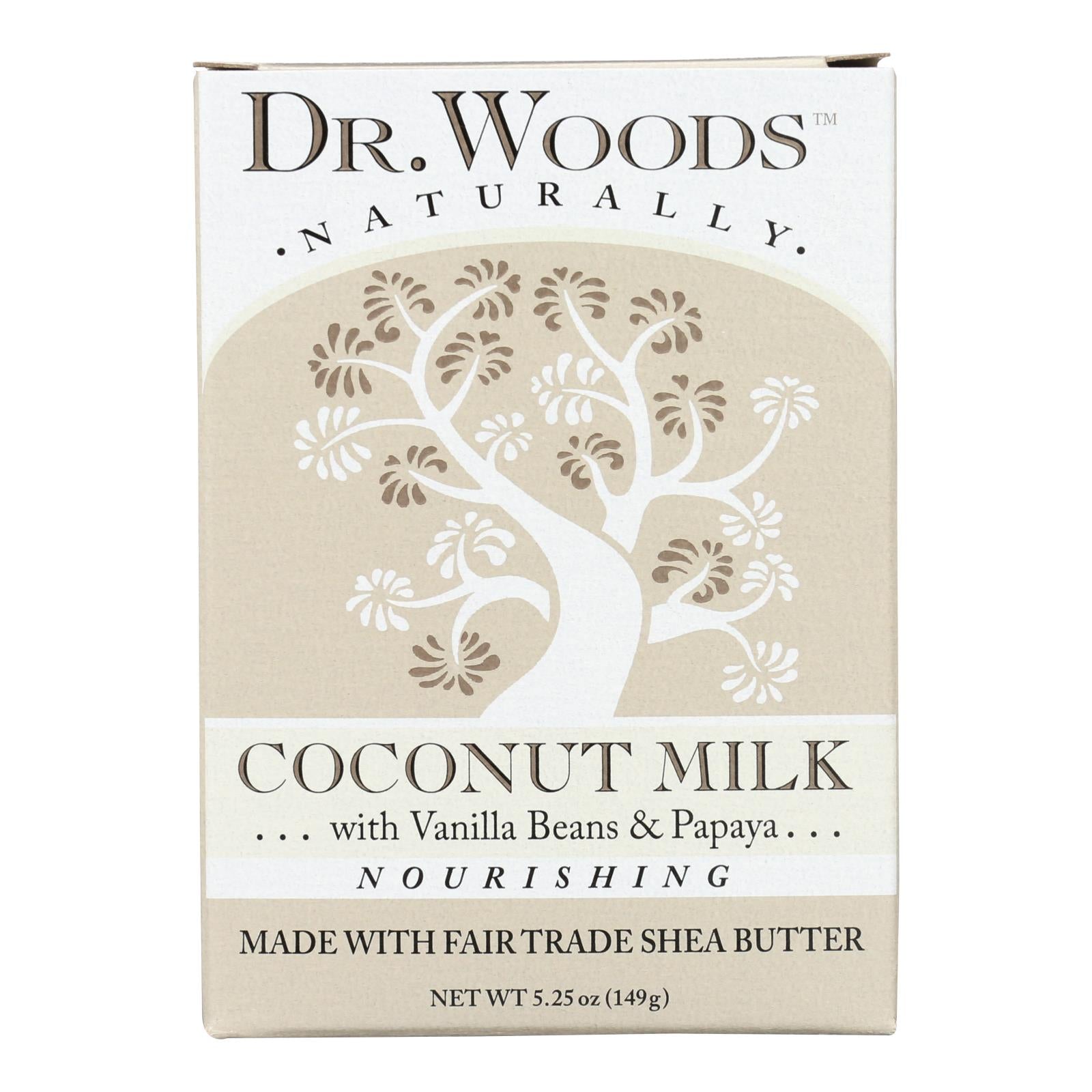 Dr. Woods, Woods Bar Soap Coconut Milk - 5.25 oz