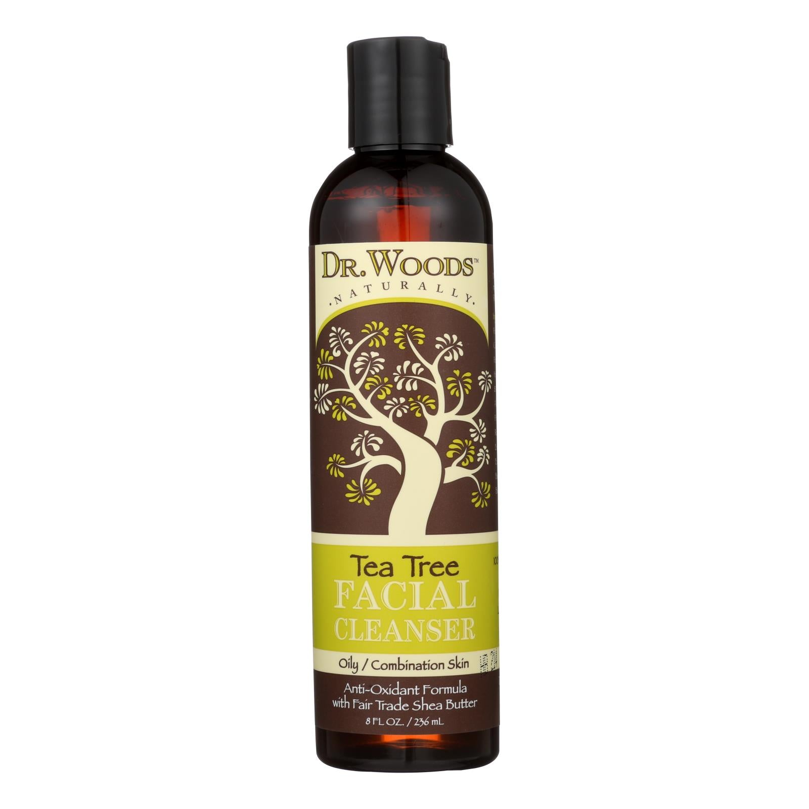 Dr. Woods, Woods Facial Cleanser - Tea Tree - 8 oz