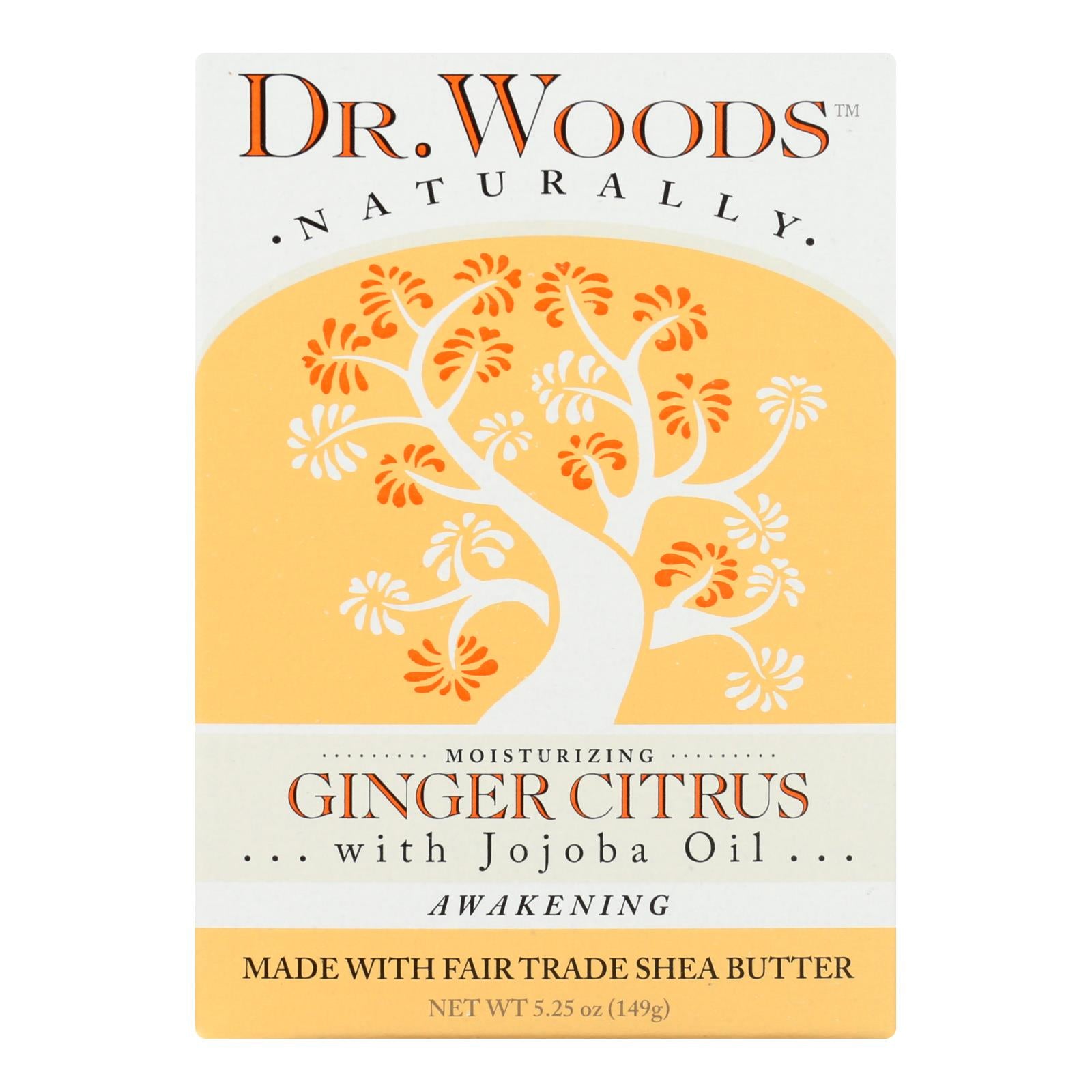 Dr. Woods, Woods Savon Castille Gingembre Agrumes - 5.25 oz