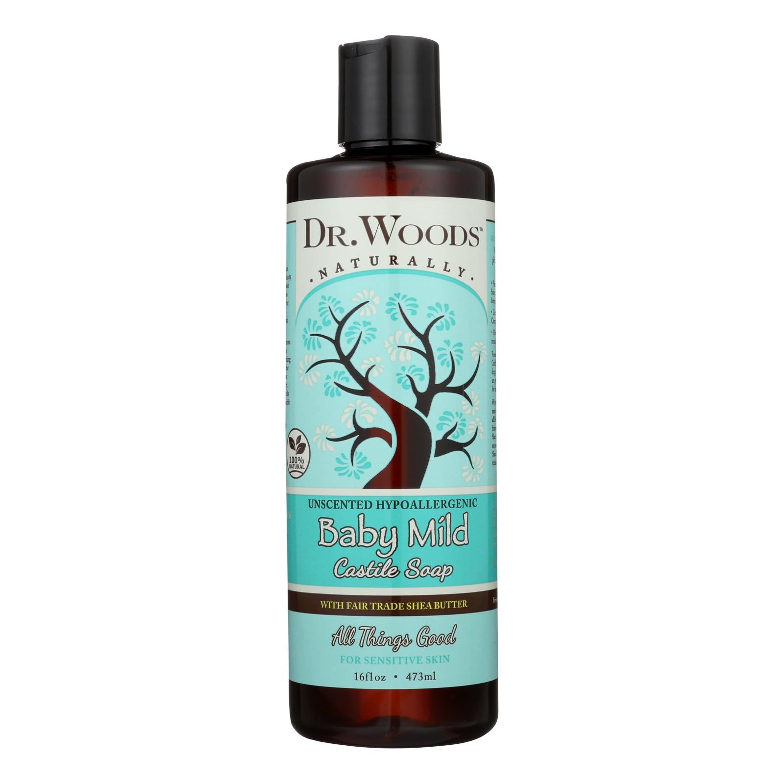 Dr. Woods, Woods Shea Vision Pure Castile Soap Baby Mild with Organic Shea Butter - 16 fl oz