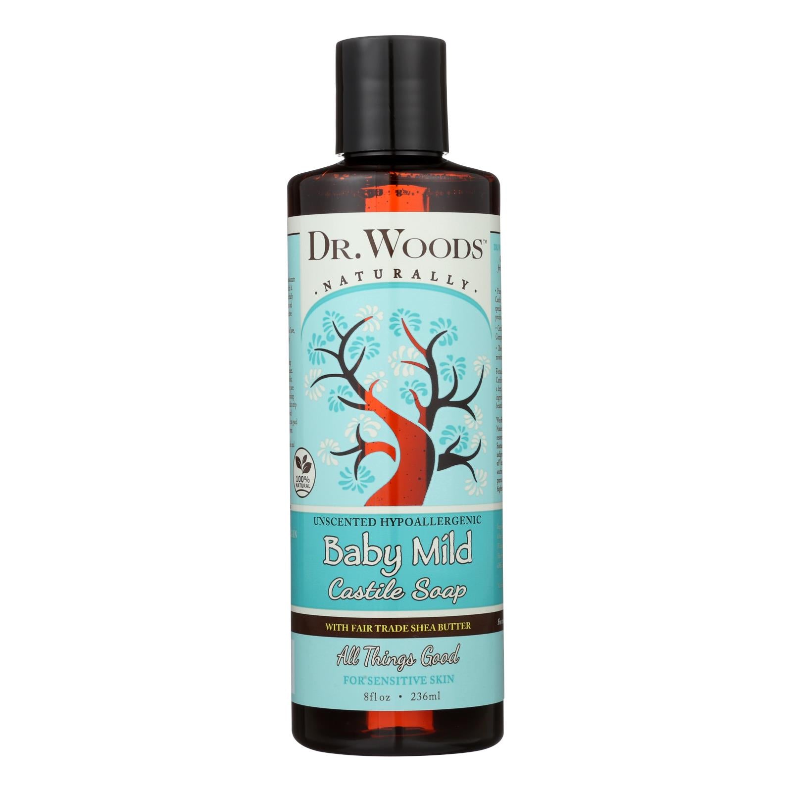 Dr. Woods, Woods Shea Vision Pure Castile Soap Baby Mild with Organic Shea Butter - 8 fl oz